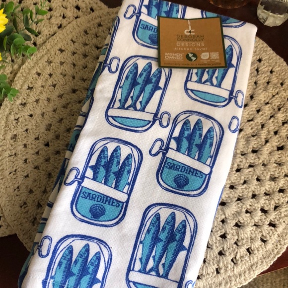 deborah connolly Other - Deborah Connolly SARDINES Kitchen Towels